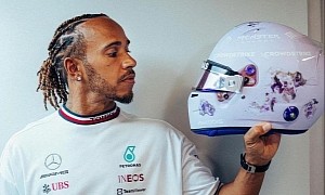 Lewis Hamilton Introduces His Whimsical Monaco GP Helmet – Designed By Daniel Arsham