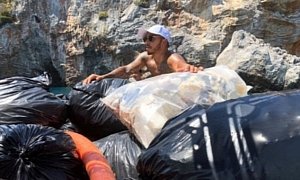 Lewis Hamilton is Cleaning up Beaches in Mykonos, Wants You to do The Same