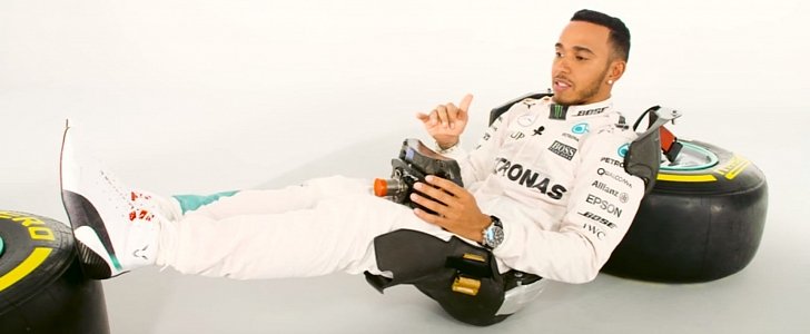 Lewis Hamilton talking about F1 drivers' position