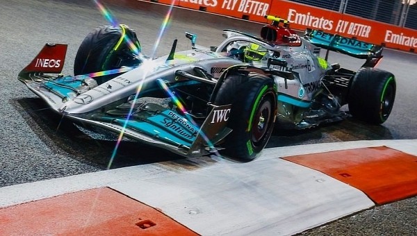 Lewis Hamilton and Mercedes-AMG F1 W13 E Performance