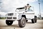 Lewis Hamilton Posts Image with Mercedes-Benz G63 AMG 6x6, Looks Very Tiny by Comparison