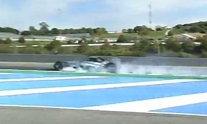 Lewis Hamilton's Mercedes-AMG F1 W05 Crash Caught on Videos