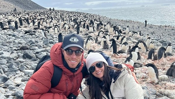 Shaun White and Nina Dobrev head to Antarctica, most likely onboard Paul Allen's Octopus