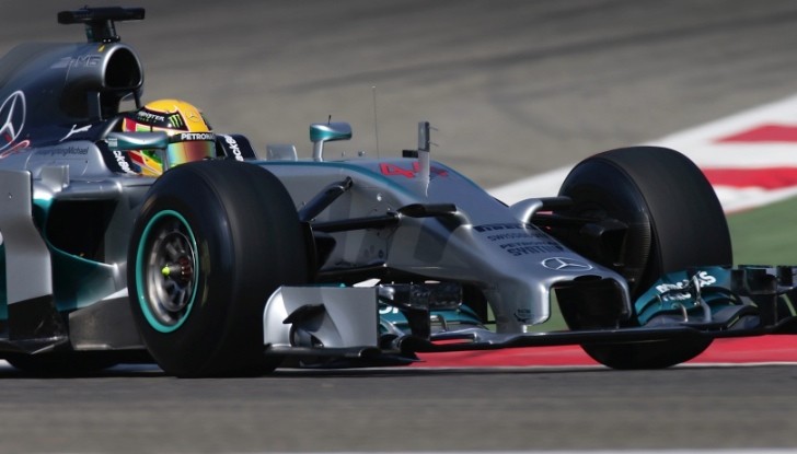 Lewis Hamilton in The Mercedes-AMG F1 W05