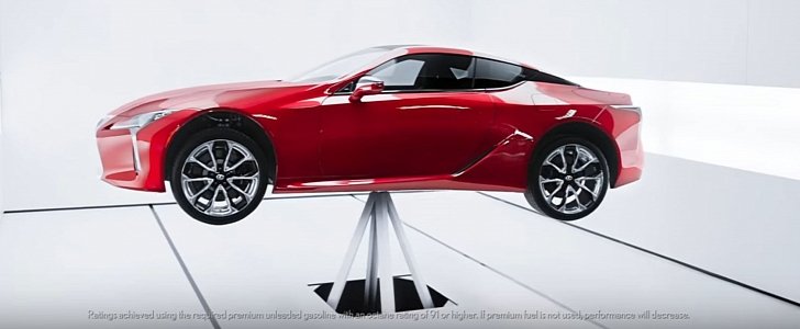 2018 Lexus LC Literally Shows Perfect Balance in New Advert