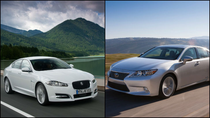 Lexus ES vs Jaguar XF