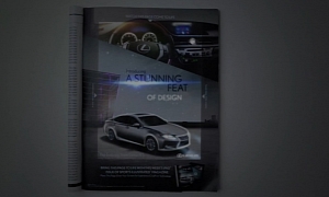 Lexus ES Magazine Ad Comes Alive With CinePrint