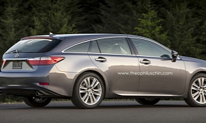 Lexus ES Rendered as a Shooting Brake Is A Beautiful Abomination