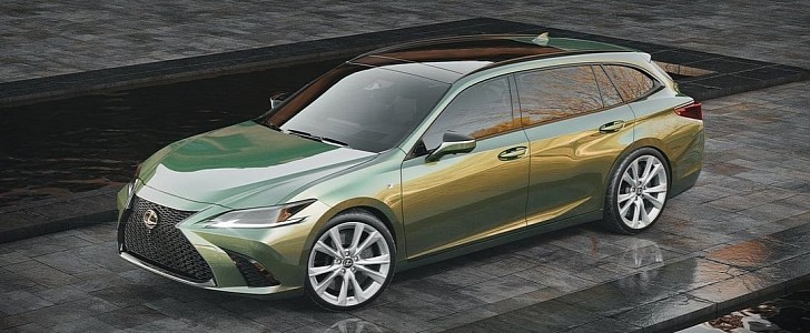 Lexus ES Wagon Rendering Gives Off European Luxury Vibes
