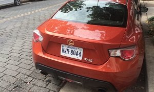 Lexus FR-S Spotted Badge Trolling: Actually a Great Idea