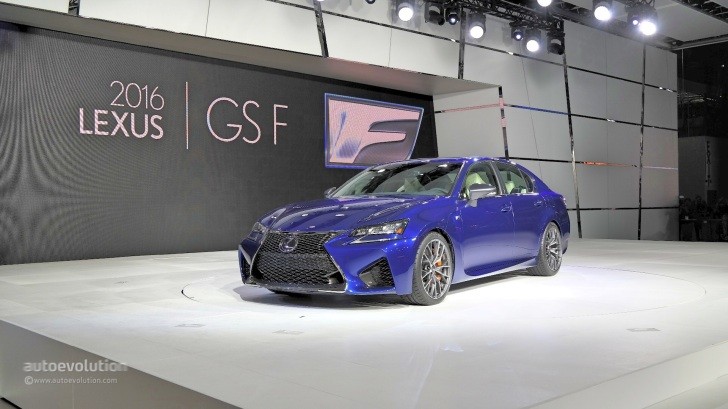 Lexus GS F unveiled at 2015 Detroit