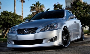 Lexus IS 250 Rides on Strasse Forged Wheels