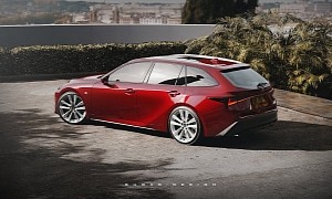 Lexus IS F Sportwagon Looks Ready for a Ritzy V8 Performance Life in Elegant CGI