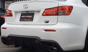 Lexus IS F With Meisterschaft Exhaust Roars Like a Mad Lion
