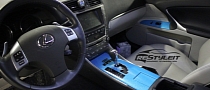 Lexus IS Gets Matching Glitter Teal Interior from ReStyleIt