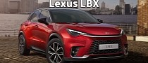 Lexus LBX Is Brand's Smallest Model Yet, Will Feature a 134-Horsepower Hybrid Powertrain