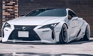 Lexus LC 500 Gets Stung by Liberty Walk, Goes Into Anaphylactic Shock