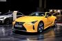 Lexus LC Shows Off Flare Yellow Paint Finish In Paris