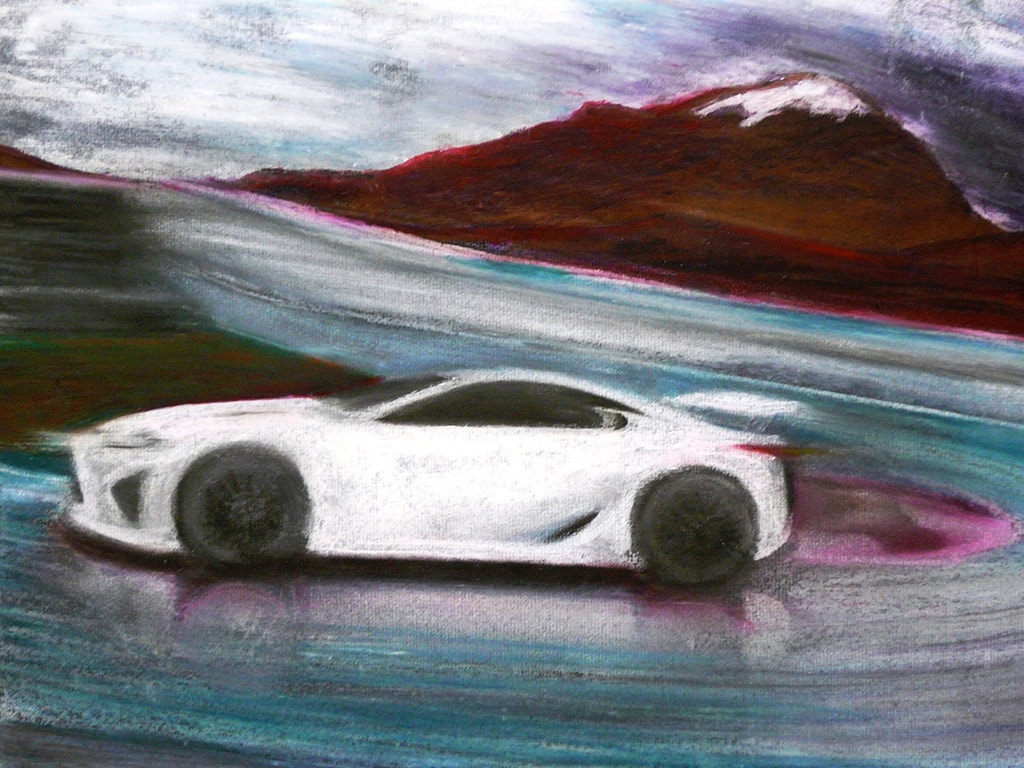Lexus LF-A Painting
