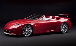 Lexus LF-A Roadster to Enter Production in 2014, Hot GS Will Be a Hybrid