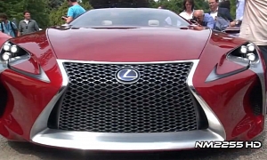 Lexus LF-LC Concept at Villa d'Este