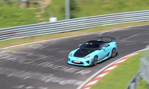 Lexus LFA AD-A and AD-B Testing: Not Special Editions?