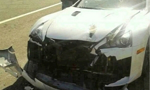 Lexus LFA Crashed in China