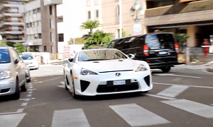Lexus LFA Making Some Noise in Monaco