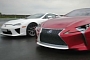 Lexus LFA Meets LF-LC Concept