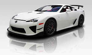 Lexus LFA Nurburgring Edition with Red Interior for Sale