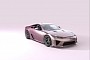 Lexus LFA Remains Mighty Even When Looking Digitally Pretty in Porsche “Pink”