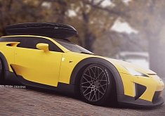 Lexus LFA Rendered as Shooting Brake, a Real Car Could Sell Well