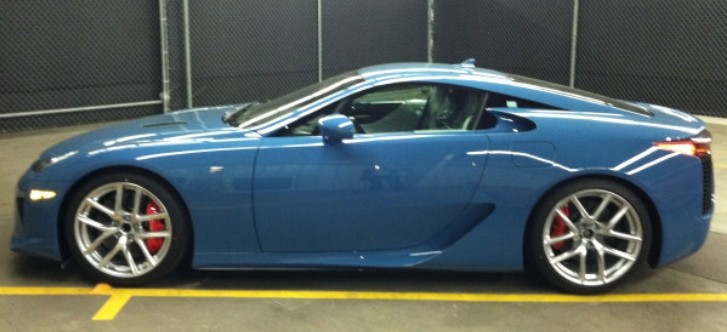 Lexus LFA in Slate Blue