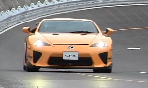 Lexus LFA Supercars Hit the Track; Your New Ringtone Is Here!