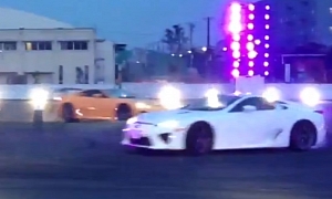 Lexus LFA Trio Drifting