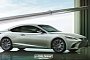 Lexus LS C Imagined as a BMW 8 Series / Audi A9 Competitor