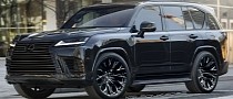 Lexus LX 600 Hunkers Down Murdered-Out and With CGI “Shadow Line” Finesse
