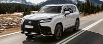 Lexus LX Expands Old Continent Presence With F Sport and VIP Trims, 3-Row Layout