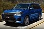 Lexus LX Receives the F-Sport Makeover, but Only in the Digital World