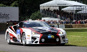 Lexus Makes Goodwood Debut With New IS, GS and LFA