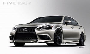 Lexus PROJECT LS F SPORT by Five Axis Headed for SEMA