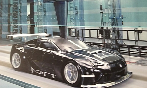 Lexus Race Car Driver Teases LFA GTE Race Car