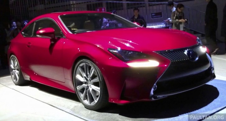 Lexus RC Preview at Amazing Night Event
