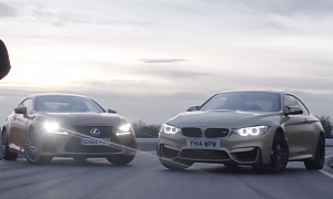 Lexus RC F Finally Challenges BMW M4 to a Dogfight
