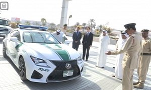 Lexus RC F Reaches Dubai Police Fleet