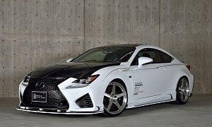 Lexus RC F Tuned by Rowen Japan with Carbon Parts and Titanium Exhaust