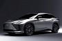 Lexus Reveals New Images of the RZ 450e, Its Version of the Toyota bZ4X