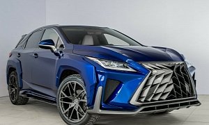 Lexus RX and NX Get Crazy Grille and Widebody Kits from Russia