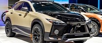 Lexus RZ Gears Up for the Outdoors With New Concept, Ends Up Indoors at Shanghai