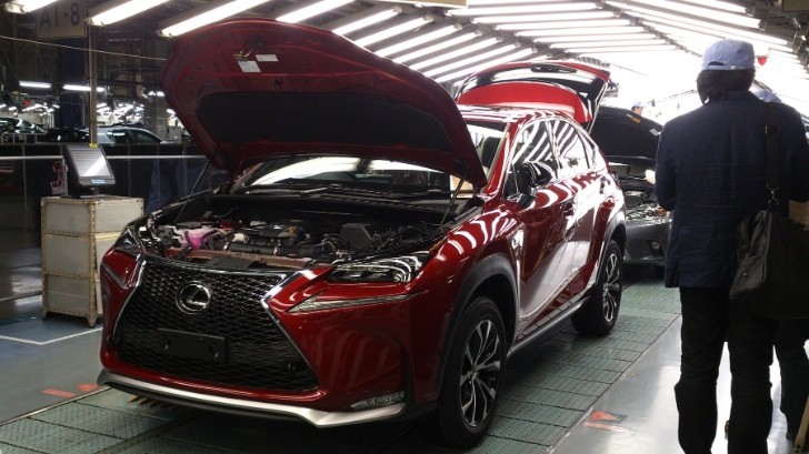 Lexus NX production in Japan